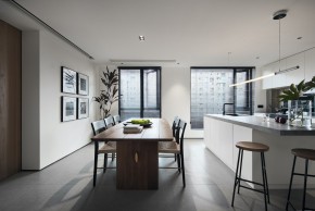 現(xiàn)代簡約風格三居室餐廳裝修效果圖