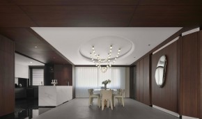 現(xiàn)代簡約風格別墅餐廳裝修效果圖