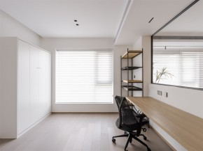 現(xiàn)代簡(jiǎn)約風(fēng)格三居室書(shū)房裝修效果圖