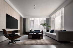 現(xiàn)代簡約風格別墅客廳裝修效果圖