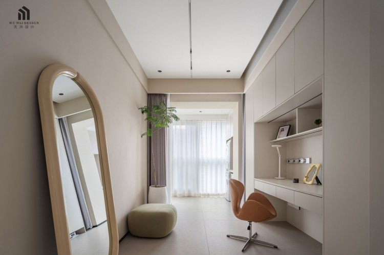 現(xiàn)代簡(jiǎn)約風(fēng)格三居室書(shū)房裝修效果圖