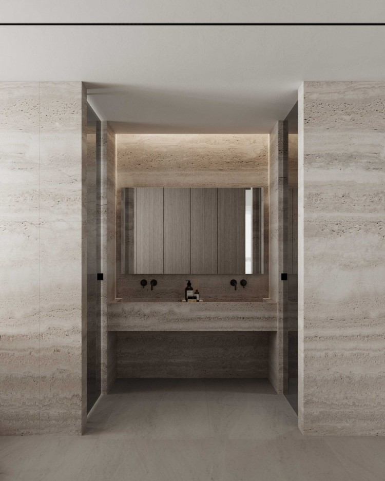 現(xiàn)代簡約風格三居室衛(wèi)生間裝修效果圖