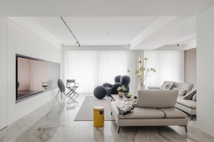 現(xiàn)代簡約風(fēng)格四居室裝修效果圖