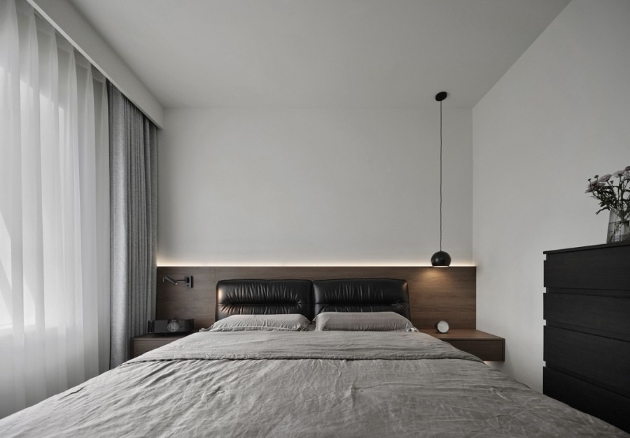 現(xiàn)代簡約風(fēng)格三居室臥室裝修效果圖