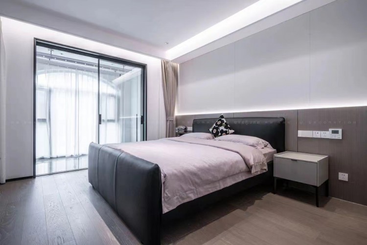 現(xiàn)代簡(jiǎn)約大平層臥室裝修效果圖