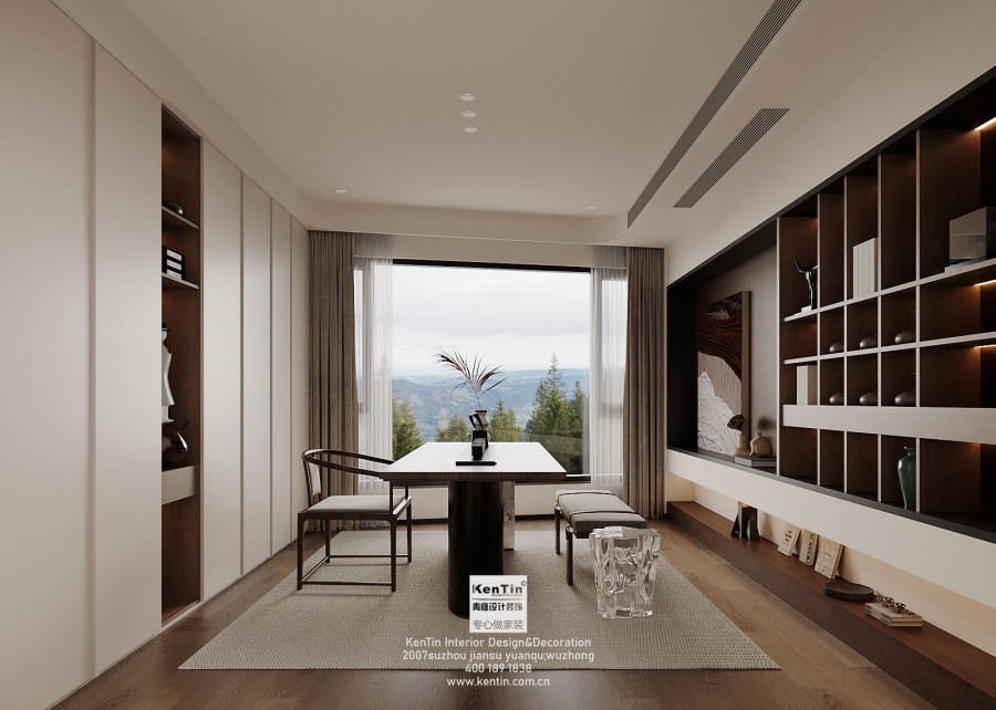 雅戈?duì)柌淳羲问矫缹W(xué)復(fù)試書房裝修效果圖