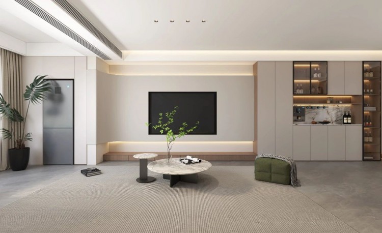 現(xiàn)代簡約三居室裝修效果圖