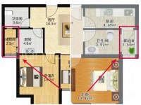 廚房與衛(wèi)生間有個夾角陽臺，怎么處理比較好？