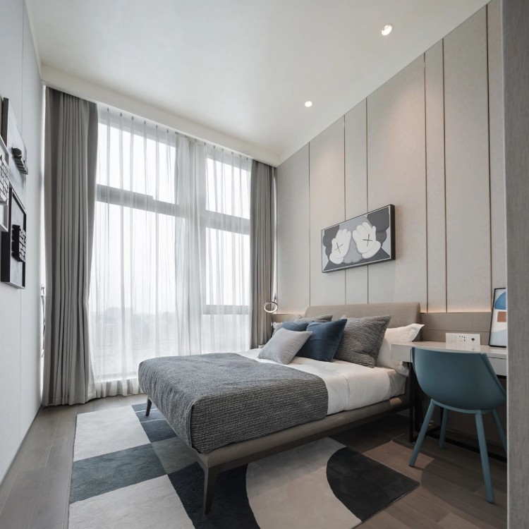 現(xiàn)代簡約復(fù)試兒童房裝修效果圖