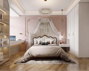 美式三居室兒童房效果圖