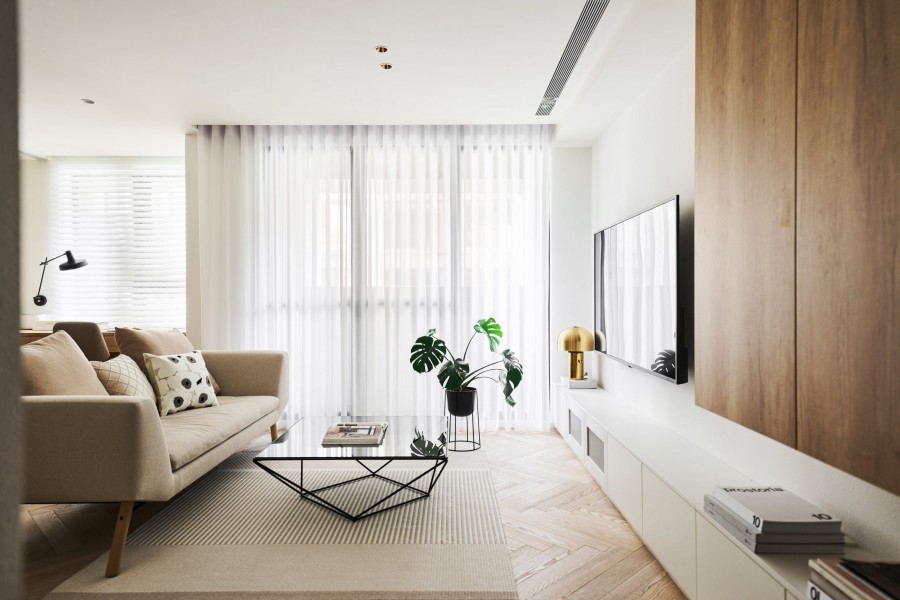 北歐風三居室客廳裝修效果圖