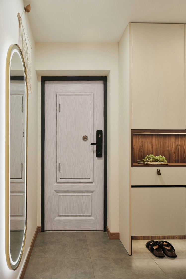 北歐風兩居室玄關裝修效果圖