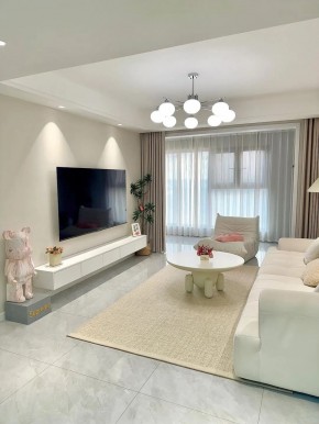 現(xiàn)代簡約兩居室客廳裝修效果圖