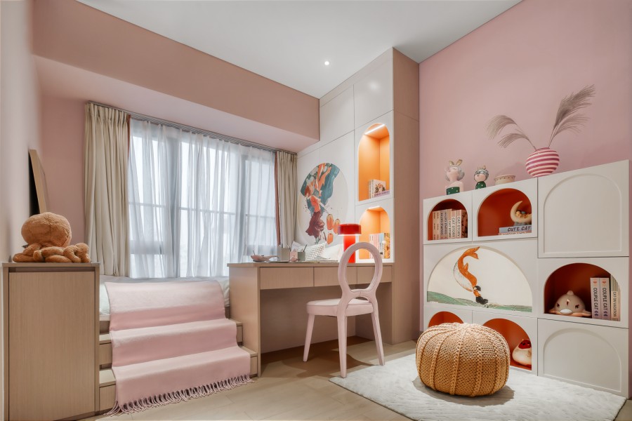 中式四居室裝修兒童房效果圖