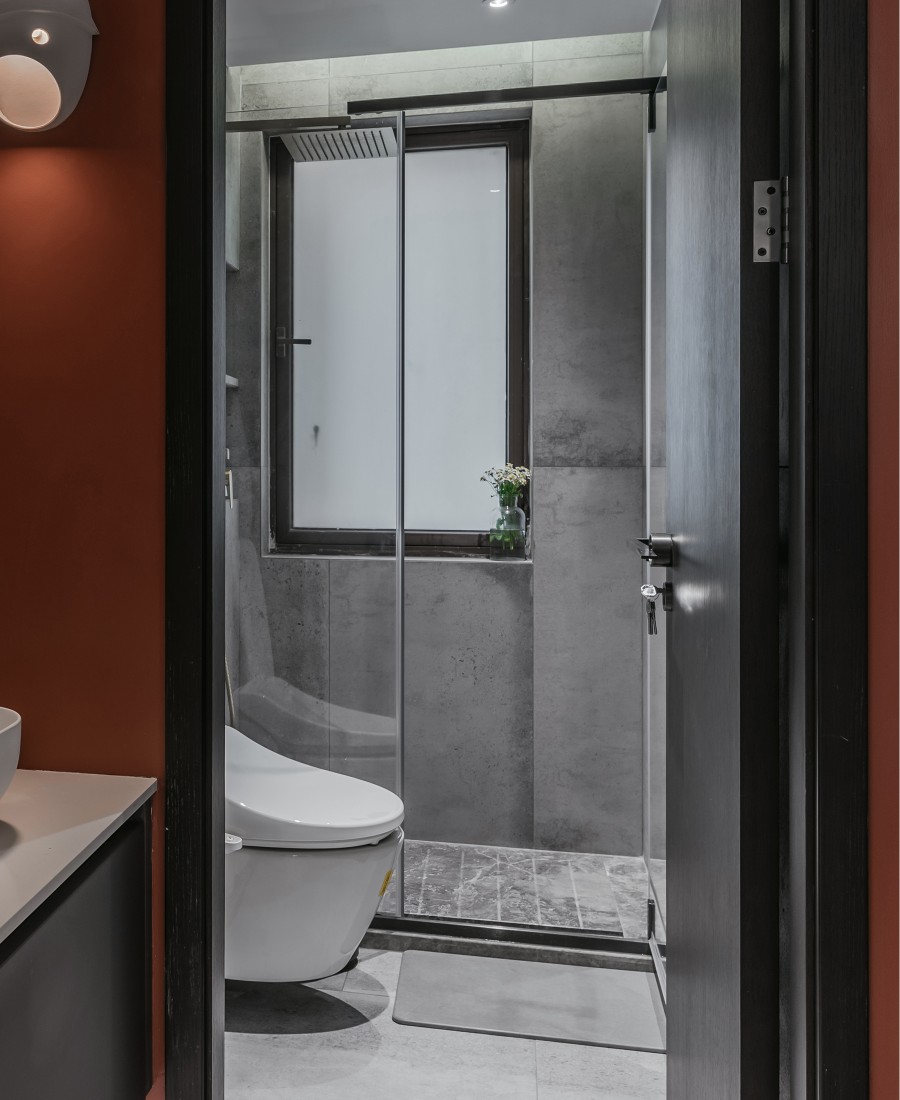 現(xiàn)代簡約小戶型裝修衛(wèi)生間效果圖