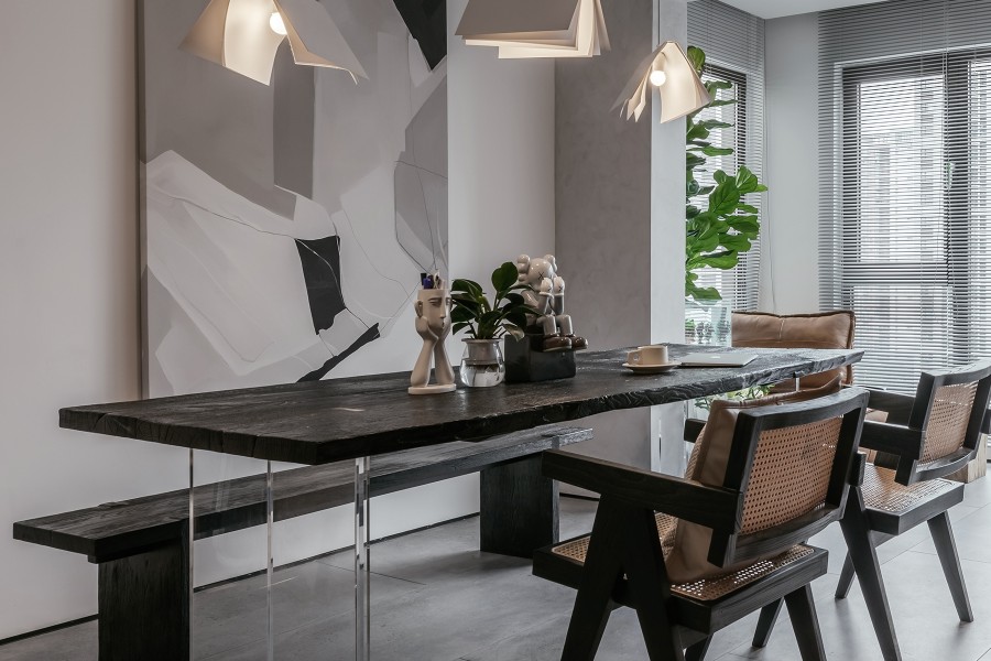 現(xiàn)代簡約小戶型裝修餐廳效果圖