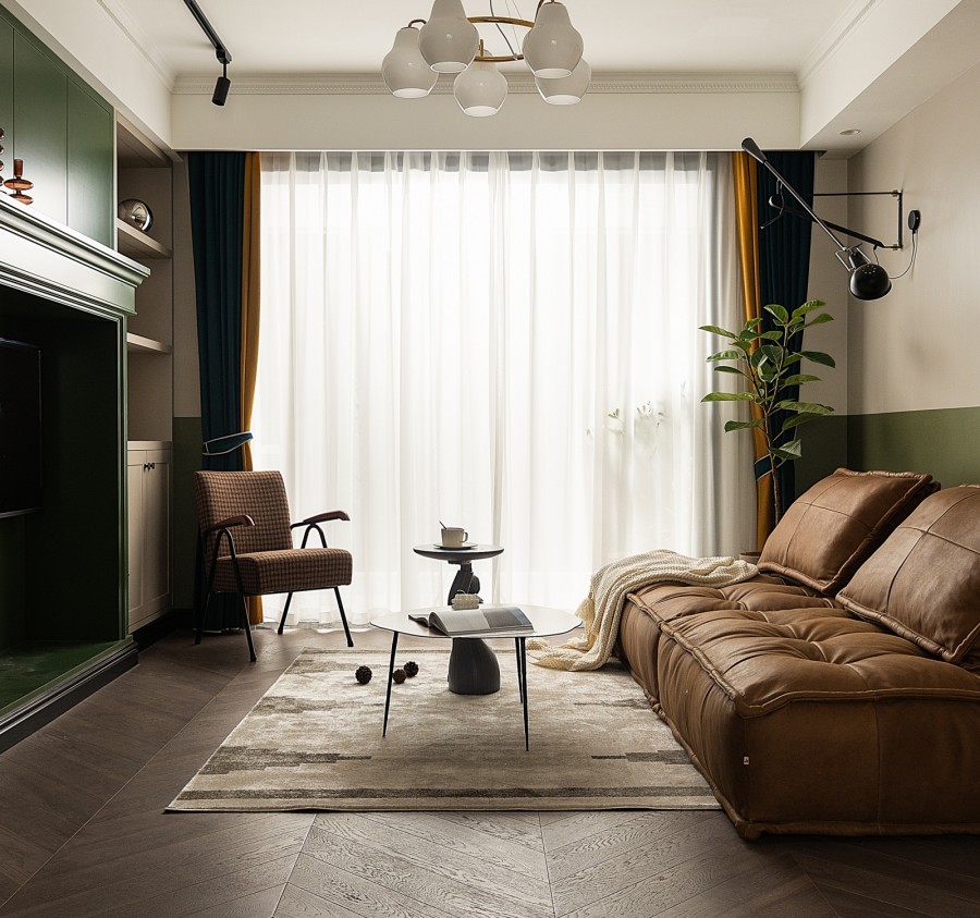 北歐風(fēng)三居室裝修效果圖