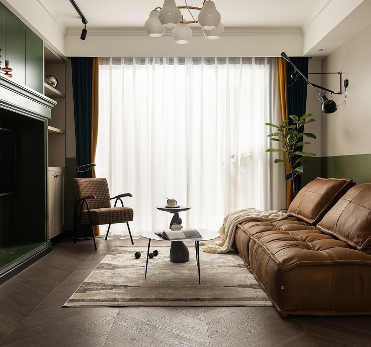 北歐風(fēng)三居室裝修效果圖