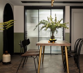 北歐風(fēng)三居室裝修餐廳效果圖