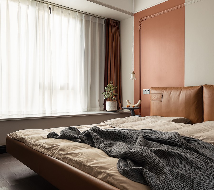 北歐風(fēng)三居室裝修臥室效果圖