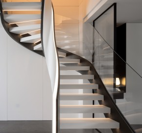 現(xiàn)代簡(jiǎn)約三居室裝修樓梯效果圖