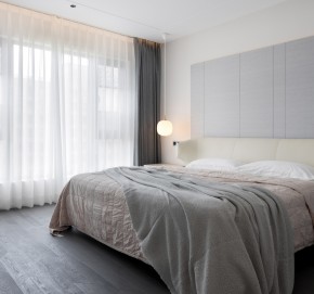 現(xiàn)代簡(jiǎn)約三居室裝修臥室效果圖