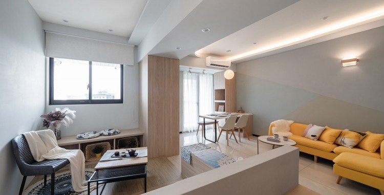 現(xiàn)代簡約小戶型客廳裝修效果圖