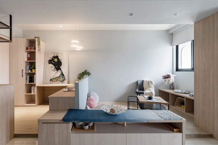 現(xiàn)代簡約小戶型書房裝修效果圖