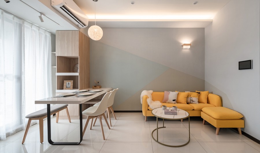 現(xiàn)代簡約小戶型客廳裝修效果圖