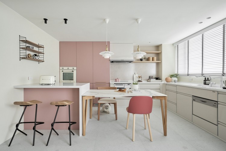 北歐風(fēng)兩居室廚房裝修效果圖