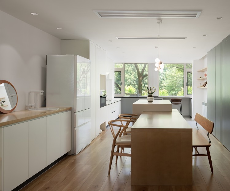 原木風(fēng)大平層裝餐廳修效果圖