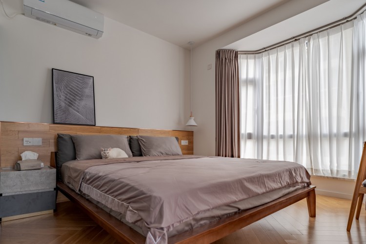 極簡日式三居室臥室裝修效果圖