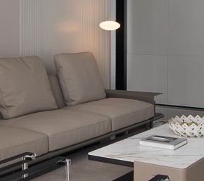 現(xiàn)代簡約復(fù)式客廳裝修效果圖