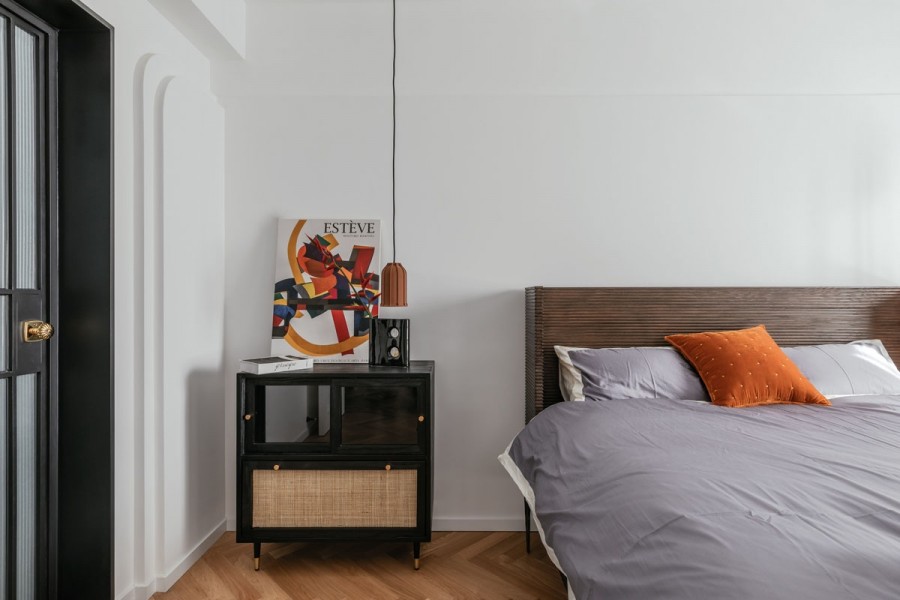 北歐風(fēng)兩居室臥室裝修效果圖