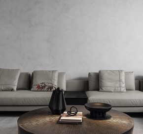 現(xiàn)代意式大平層客廳裝修效果圖