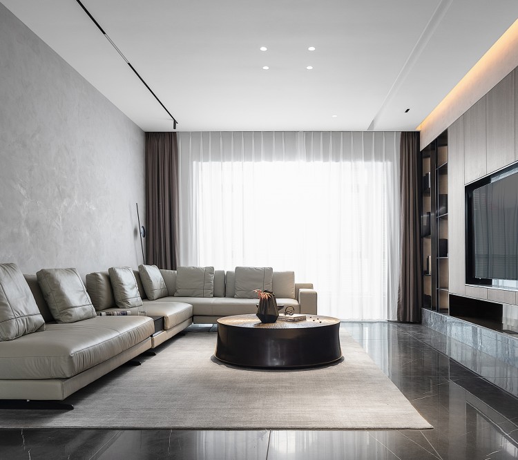 現(xiàn)代意式大平層裝修效果圖