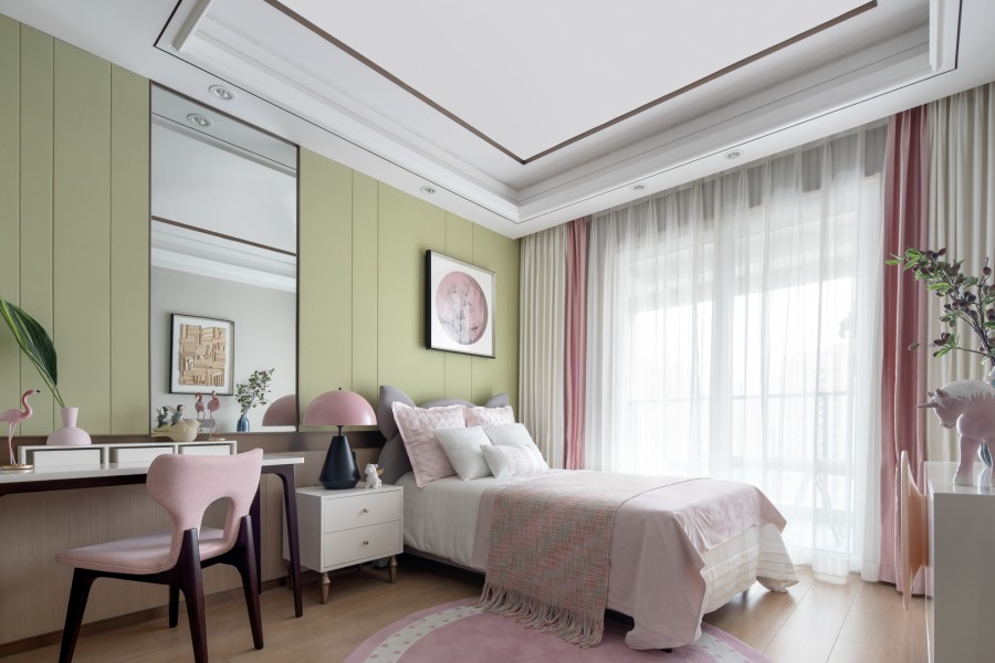 新中式三居室兒童房裝修效果圖