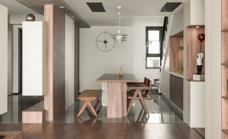 北歐風(fēng)復(fù)試餐廳裝修效果圖