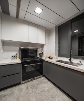 北歐風(fēng)復(fù)試廚房裝修效果圖