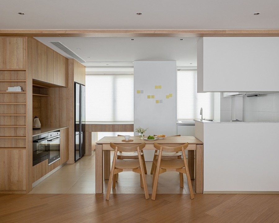 日式大平層餐廳裝修效果圖