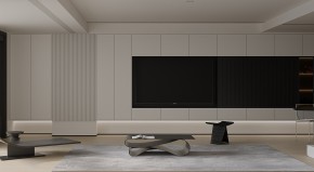 現(xiàn)代簡(jiǎn)約大平層客廳裝修效果圖