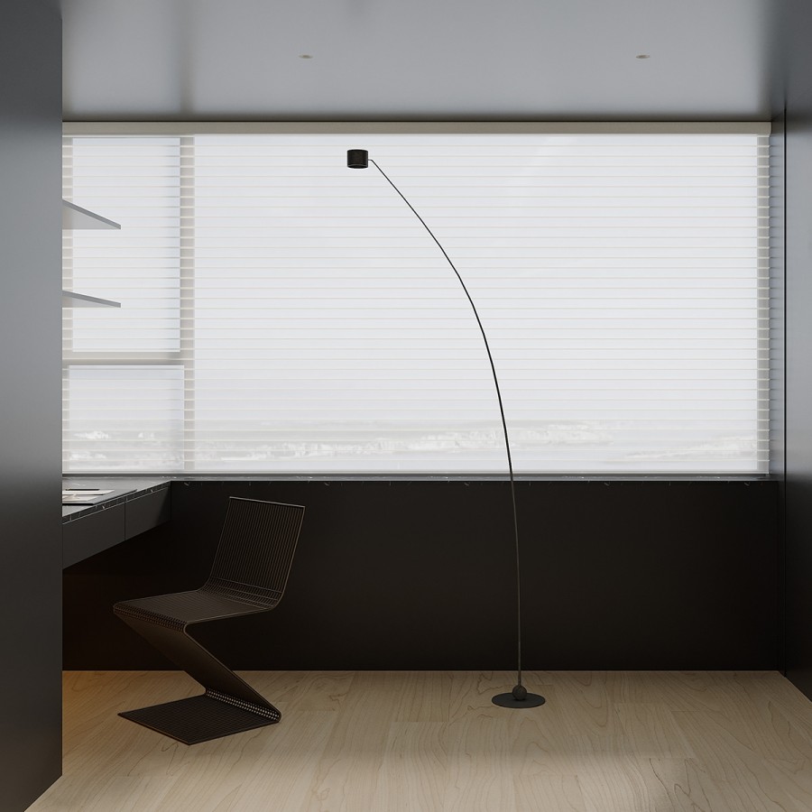 現(xiàn)代簡(jiǎn)約大平層書(shū)房裝修效果圖