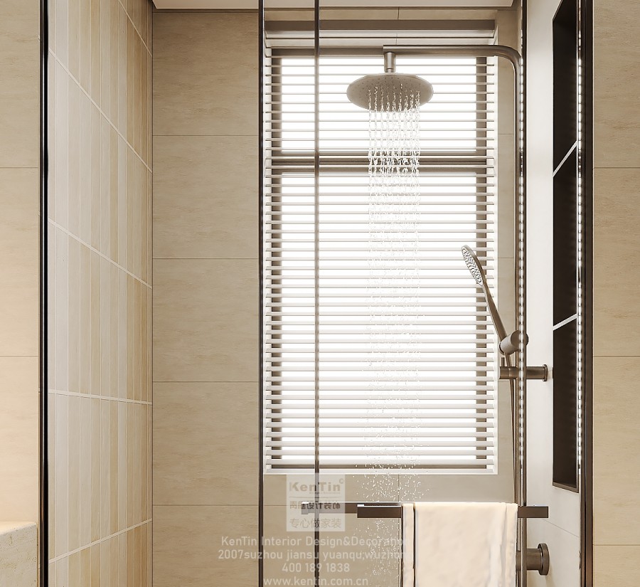 湖韻佳苑中古風(fēng)三居室衛(wèi)生間裝修效果圖