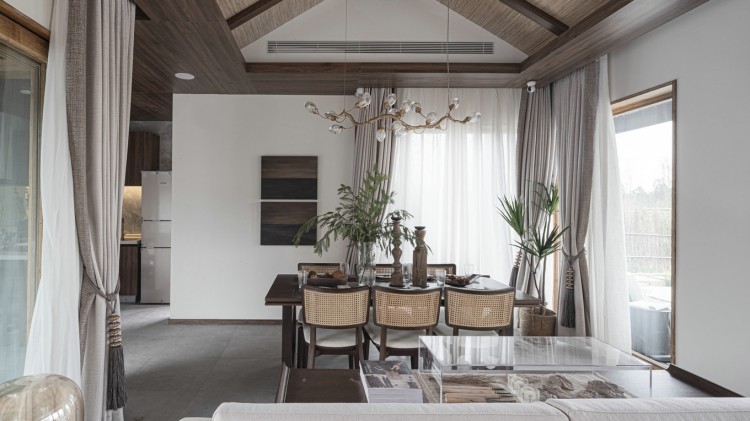 日式風(fēng)別墅餐廳裝修效果圖