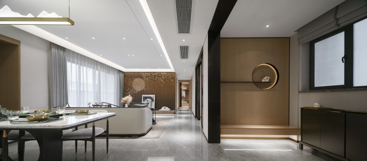 意式三居室玄關過道裝修效果圖