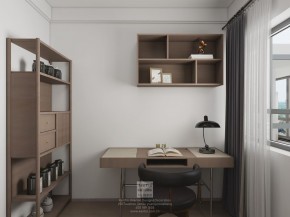 鳳凰胥岸現(xiàn)代簡約三居室書房裝修效果圖