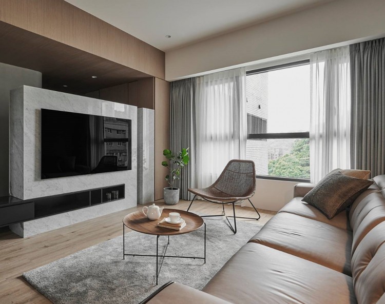 意式風(fēng)三居室裝修效果圖