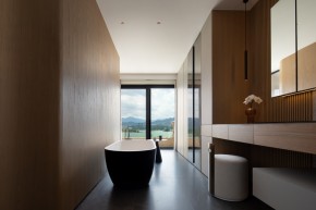 原木風(fēng)別墅衛(wèi)生間裝修效果圖