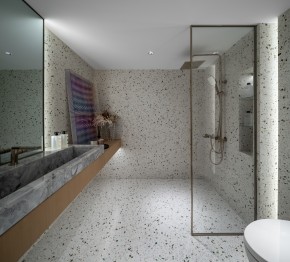 現(xiàn)代簡約三居室衛(wèi)生間裝修效果圖