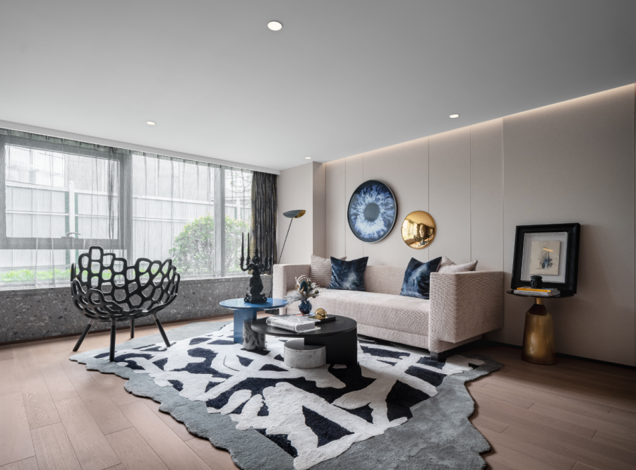 現(xiàn)代簡約三居室裝修效果圖